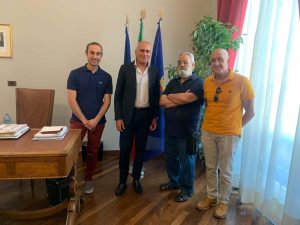 Cosenza, Caruso ha incontrato Tarsia fondatore dell'officina delle Arti
