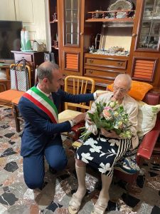 il consigliere Turco con la signora Eugenia Martire