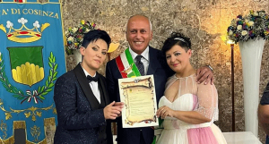 Cosenza, celebrata l'unione civile tra Raffaella ed Eugenia