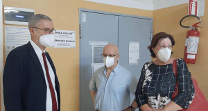 Ferdinando Laghi in visita alla casa della salute di San Marco Argentano