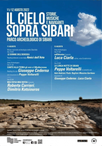 Il cielo sopra Sibari 11 e 12 agosto evento al Parco Archeologico