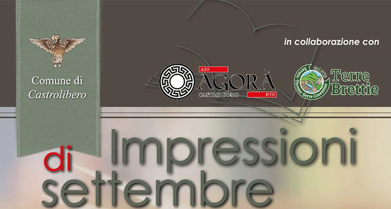 Castrolibero, al via la rassegna culturale "Impressioni di settembre. Letture nel borgo"