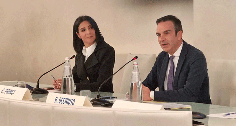 Roberto Occhiuto e Giusi Princi