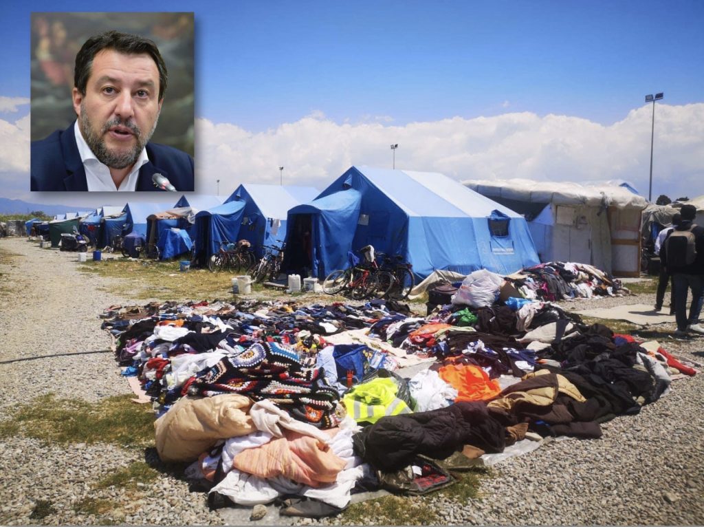 Salvini: "Con Lamorgese stop sgombero tendopoli San Ferdinando"