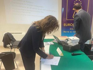 Anna Laura Orrico firma il Patto di Sviluppo dell'Unpli Cosenza