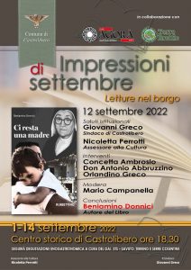 Castrolibero, presentazione del libro "Ci resta una madre" di Beniamino Donnici