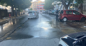 Cosenza, salta una condotta idrica su viale della Repubblica