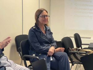 Enza Bruno Bossio in un momento dell'incontro con l'Unpli della Provincia di Cosenza