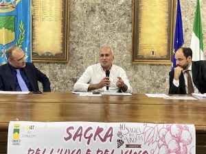 Franz Caruso durante il suo intervento