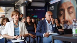 Il Sindaco Franz Caruso al Road show di Sport e Salute