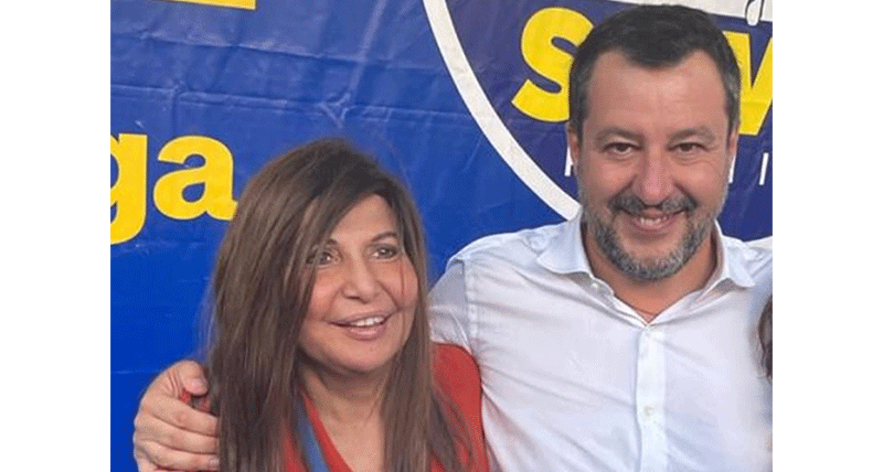 Matteo Salvini e Simona Loizzo