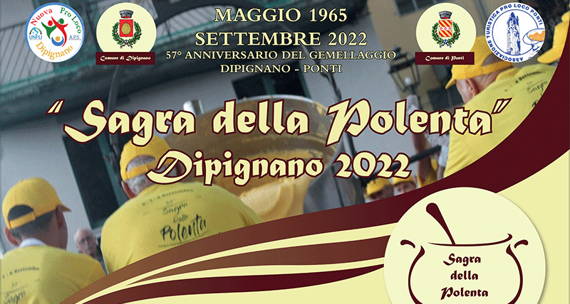 Sagra della Polenta a Dipignano fra dimostrazioni, degustazioni, convegni e spettacoli