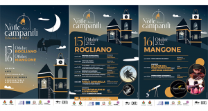 Al via la "Notte dei campanili", il 15 e 16 ottobre a Rogliano e Mangone con musica arte visite