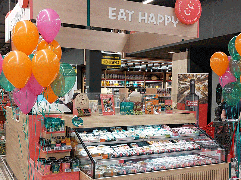 Il sushi fresco preparato a mano di Eat Happy conquista i cuori degli abitanti di Rende!