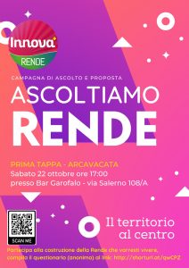 locandina ascoltiamo Rende