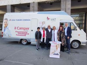 il camper della prevenzione oncologica