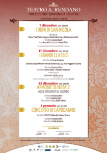 Concerti delle Feste Orchestra Sinfonica Brutia Cosenza