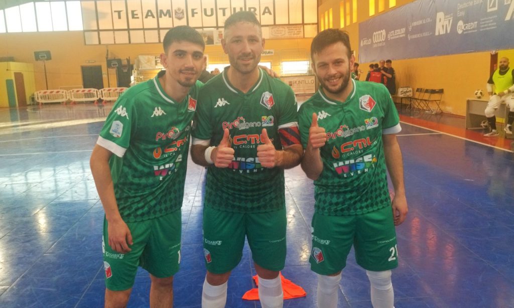 I goleador di giornata Luigi Monterosso, Paride Marchio e Mario Gallitelli