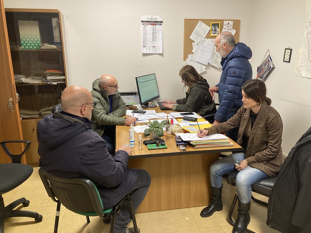 Il COC del Comune di Cosenza al lavoro
