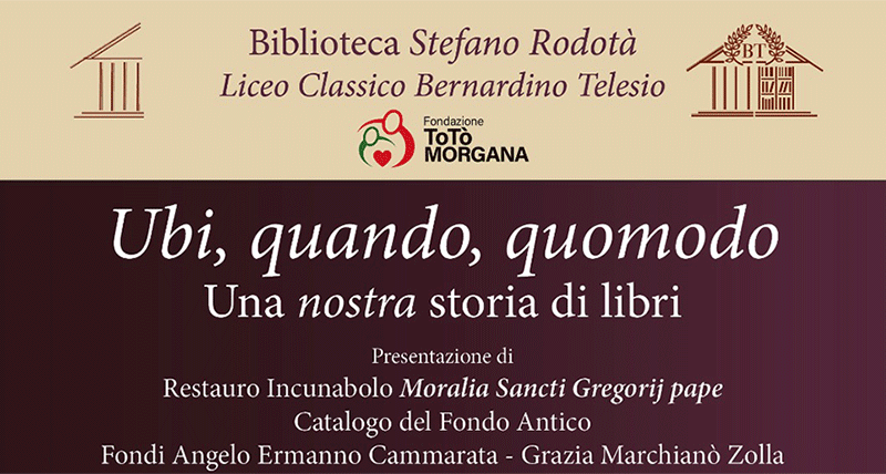 La biblioteca del Liceo Telesio di Cosenza presenta il suo ricco tesoro