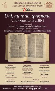 Locandina presentazione biblioteca