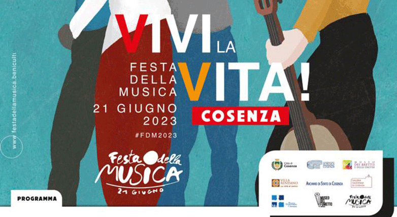 Cosenza, il prossimo 21 giugno la Festa della Musica