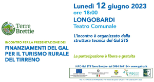 GAL STS, presentazione dei bandi per il turismo rurale del Tirreno