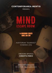 Auditorium Guarasci di Cosenza, il 4 giugno lo spettacolo "Mind Escape Room"