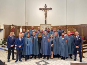 Vadue di Carolei i Cavalieri Costantiniani all’inaugurazione della cappella del Santissimo Sacramento