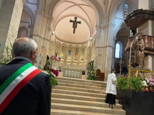 il Sindaco Franz Caruso in Cattedrale alle solenni celebrazioni in onore di San Francesco