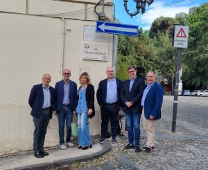 vertici del Rotay Club Cosenza Telesio con vicesindaco Funaro