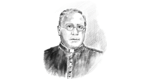 Disegno don Ciccio Cozza realizzato da Roberta Fortino