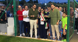 Lattarico inaugurato impianto sportivo di località Contessa calcio tennis padel