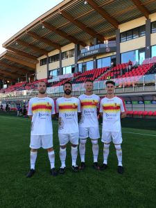 Luca Natale Imbroinisi insieme a tre compagni della formazione del Regno delle Due Sicilie
