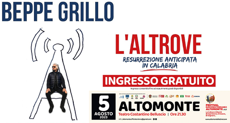 Beppe Grillo ad Altomonte