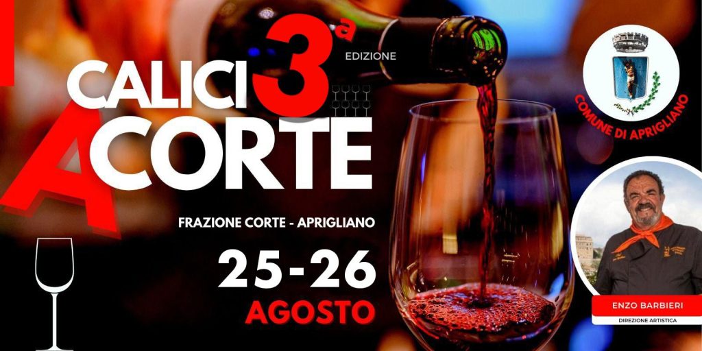 Calici a Corte, ad Aprigliano si festeggia il vino