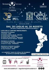 Calici di Stelle dal 28 luglio al 20 agosto 2023