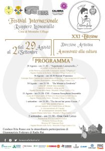 Festival Internazionale Ruggiero Leoncavallo Edizione XXI 2023 Programma Completo