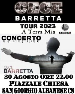 SAN GIORGIO ALBANESE - CONCERTO CECE' BARRETTA
