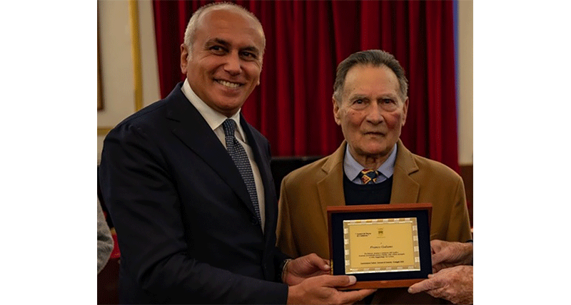 Cosenza, il cordoglio del Sindaco Franz Caruso per la scomparsa di Franco Galiano