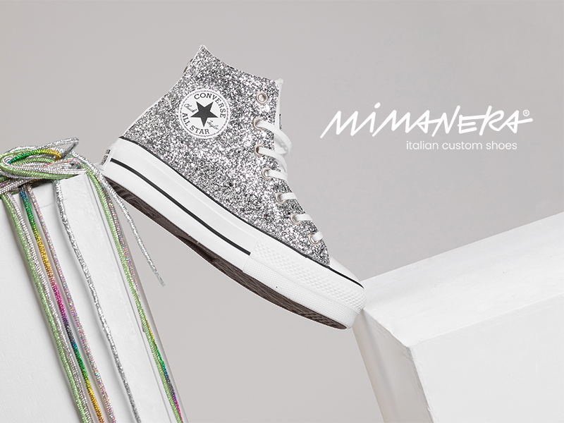 glitter argento