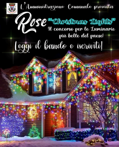 A Rose parte "Rose Christmas Lights", il concorso delle più belle luminarie natalizie