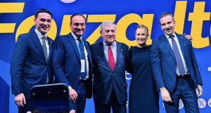 Roberto Occhiuto, Alberto Cirio, Deborah Bergamini e Stefano Benigni