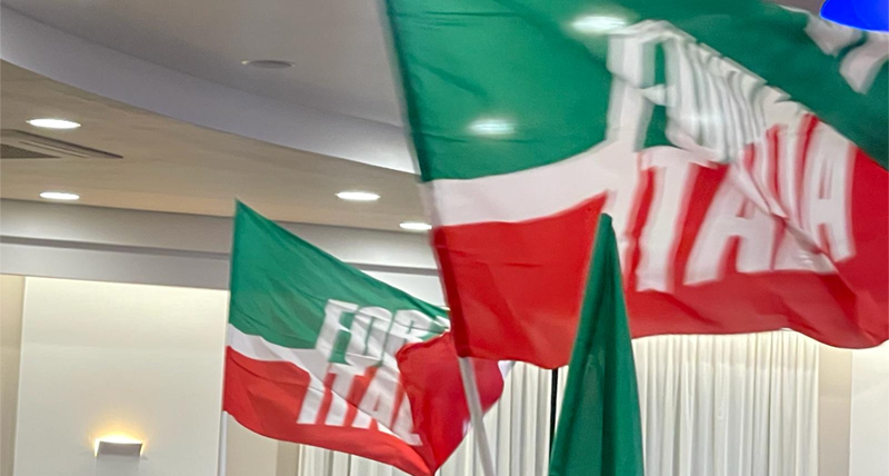 Bandiere Forza Italia