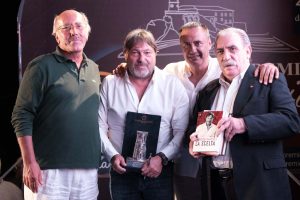 Foto, da sinistra: Roberto De Candia Sigfrido Ranucci, Olimpio Talarico, Adolfo Barone - Premio Caccuri