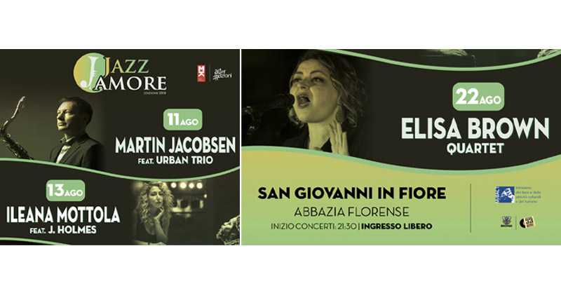 JazzAmore fa tappa a San Giovanni in Fiore: dall'undici tre live con Jacobsen & Urban Trio, Mottola & Holmes ed Elisa Brown