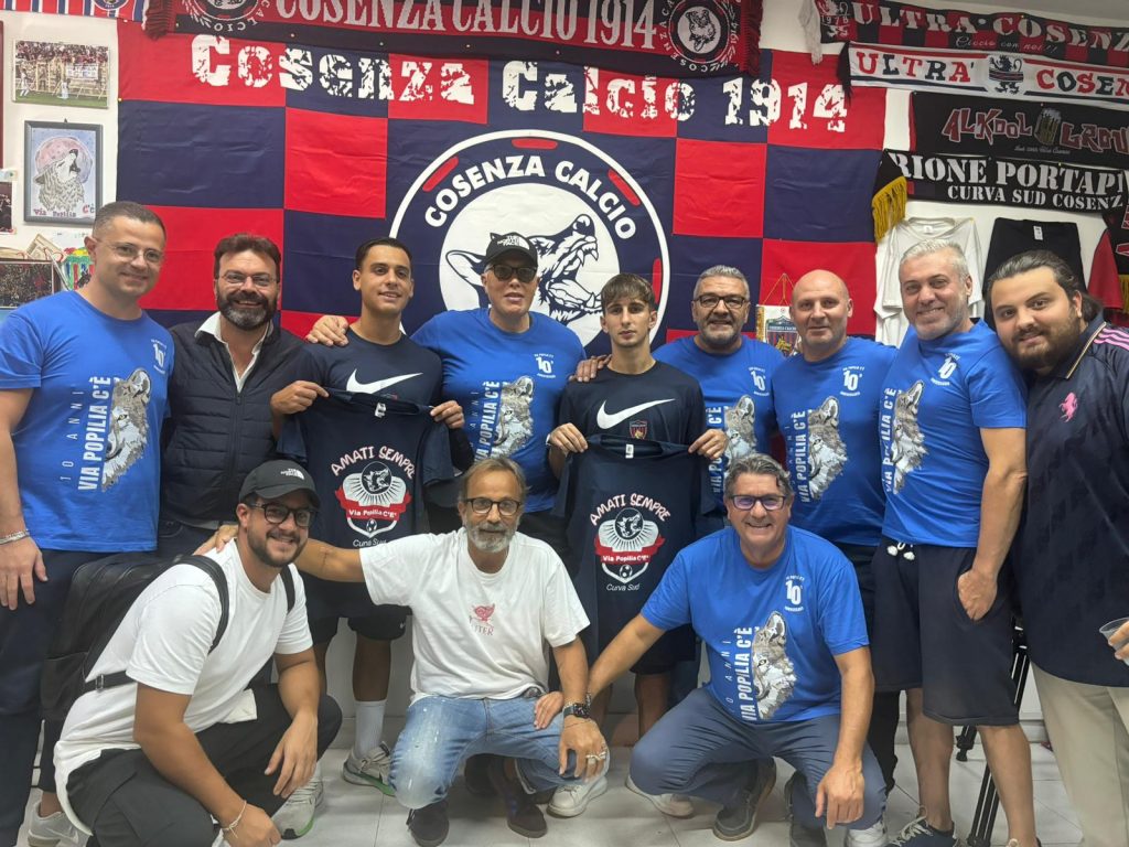 Via Popilia club del Cosenza compleanno