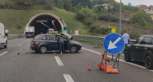 Cosenza, incidente stradale sulla A2 nei pressi della galleria Serra Spiga