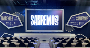 Sala stampa Festival di Sanremo 2025