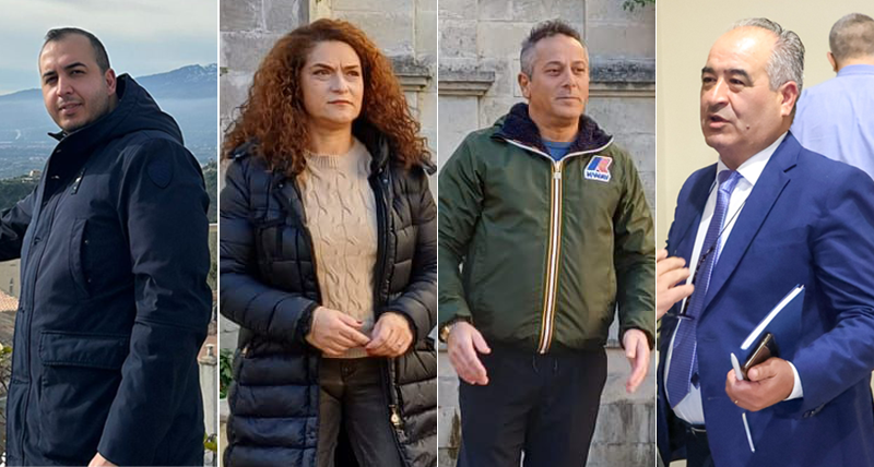 Michele Morrone, Marinella Castiglione, Pierpaolo Iantorno e Andrea Cuzzocrea